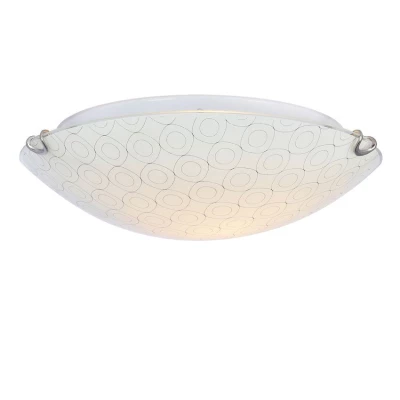 Moderní nástěnné / stropní osvětlení SESI - 1xE27, 60W, 30cm, kulaté, bílé