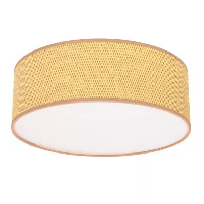 Moderní kulatá stropnice SFONDO - 2xE27, 40W, 38cm, frappé