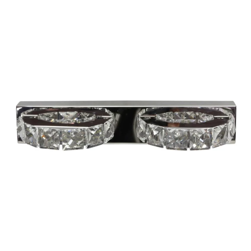 LED moderní nástěnné osvětlení SHIPI - 2x3W, 6500K (studená bílá), chromované