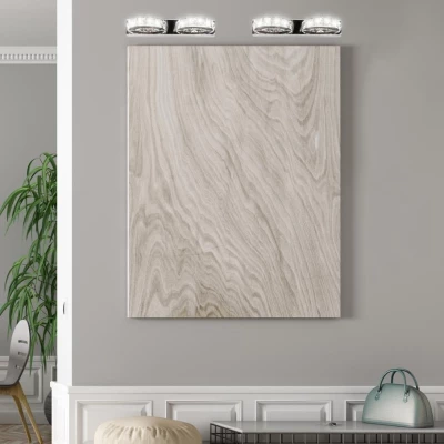LED moderní nástěnné osvětlení SHIPI - 2x3W, 6500K (studená bílá), chromované
