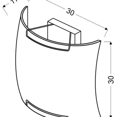 Moderní stropní osvětlení SILK - 1xE27, 60W, 30x30cm, hranaté, chromované / bílé