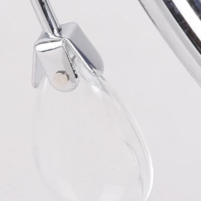 Stropní přisazený pětiramenný lustr SIMPLI - 5xE27, 40W, chromovaný / bílý