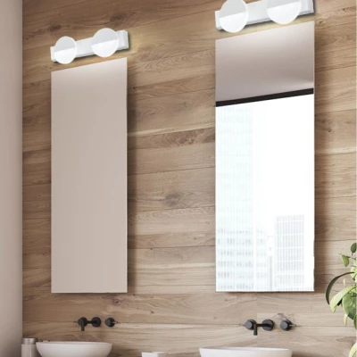 Moderní LED nástěnné osvětlení SING - 2x3W, 4000K (denní bílá), bílé