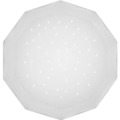LED stropní světlo s efektem noční oblohy SKY EFECT - 16W, 6500K (studená bílá), 51cm, bílé