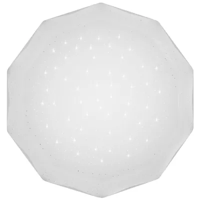 LED stropní světlo s efektem noční oblohy SKY EFECT - 16W, 6500K (studená bílá), 51cm, bílé