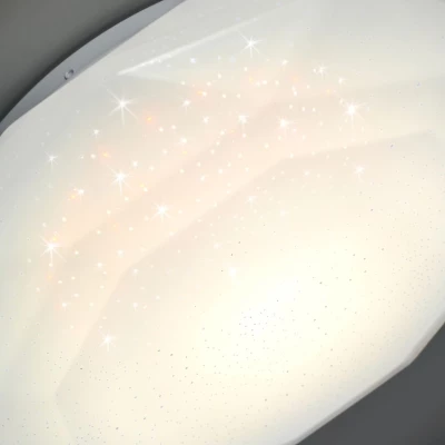 LED stropní světlo s efektem noční oblohy SKY EFECT - 10W, 4000K (neutrální bílá), 34cm, bílé