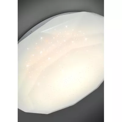 LED stropní světlo s efektem noční oblohy SKY EFECT - 10W, 4000K (neutrální bílá), 34cm, bílé