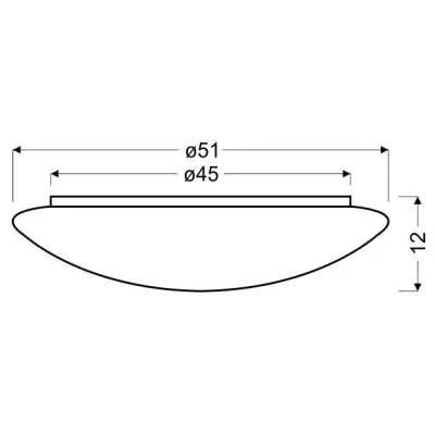 LED stropní svítidlo s efektem noční oblohy SKY EFECT - 16W, 6500K (studená bílá), 51cm, bílé
