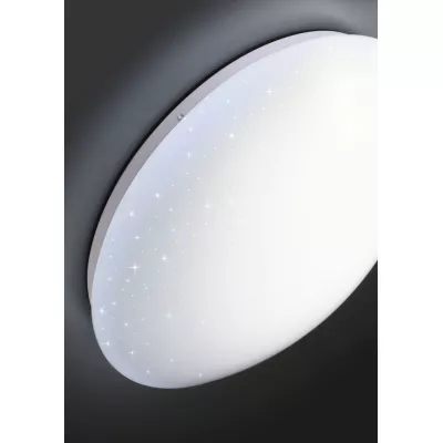 LED stropní svítidlo s efektem noční oblohy SKY EFECT - 16W, 4000K (neutrální bílá), 51cm, bílé