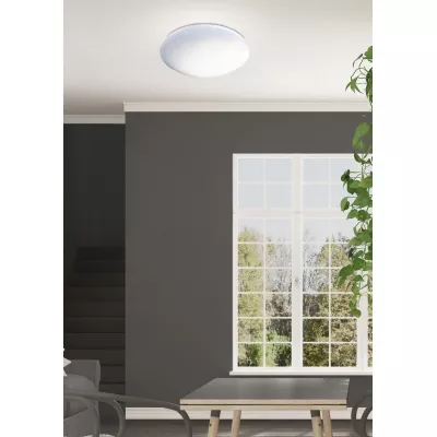 LED stropní svítidlo s efektem noční oblohy SKY EFECT - 16W, 4000K (neutrální bílá), 51cm, bílé