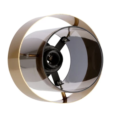 Moderní stropní osvětlení SPIEGA - 1xE27, 60W, černé / mosazné