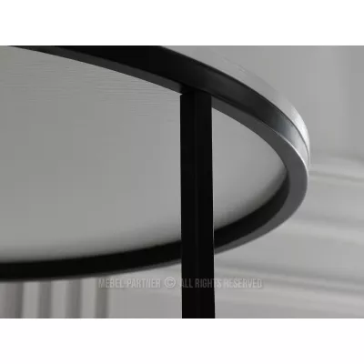 Set konferenčních stolků JACEK - bílý / černý