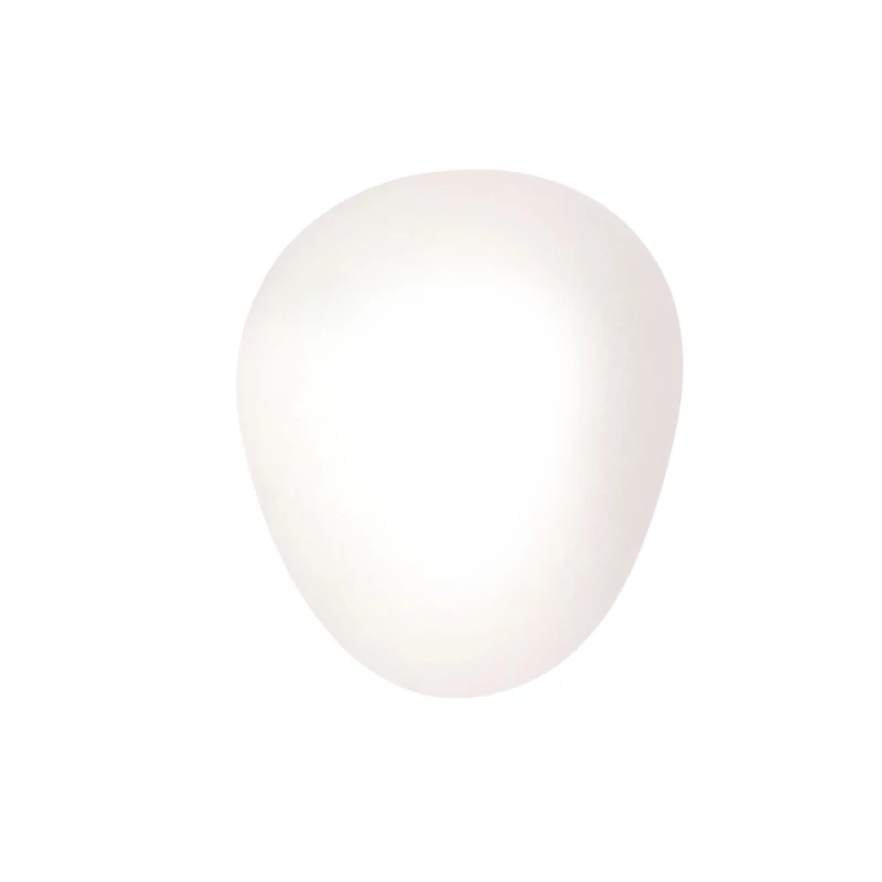 Nástěnné osvětlení v japandi stylu STONES - 1xE27, 40W, 20cm, černé / bílé