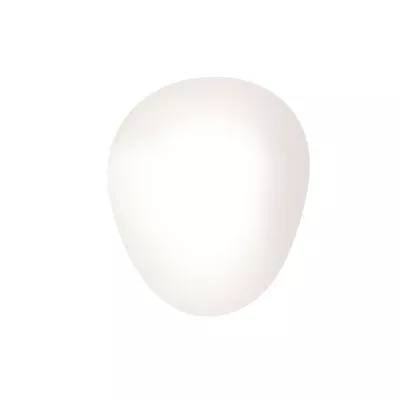 Nástěnné osvětlení v japandi stylu STONES - 1xE27, 40W, 20cm, černé / bílé