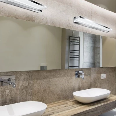 Nástěnné LED osvětlení nad zrcadlo SUMO - 12W, 6500K (studená bílá), chromované