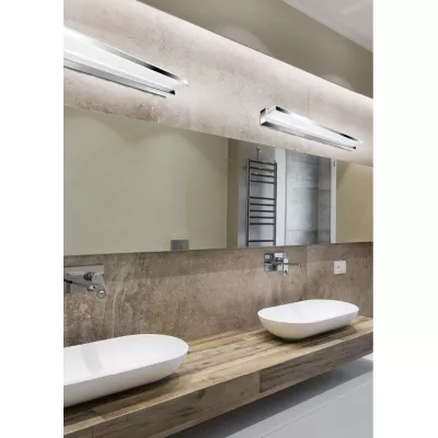 Nástěnné LED osvětlení nad zrcadlo SUMO - 12W, 6500K (studená bílá), chromované