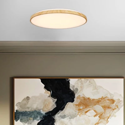 LED stropní světlo TENS - 48W, 3000-6000K (teplá-studená bílá), hnědé / bílé