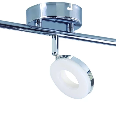 LED stropní svítidlo THEMA - 3x5W, 3000K (teplá bílá), chromované