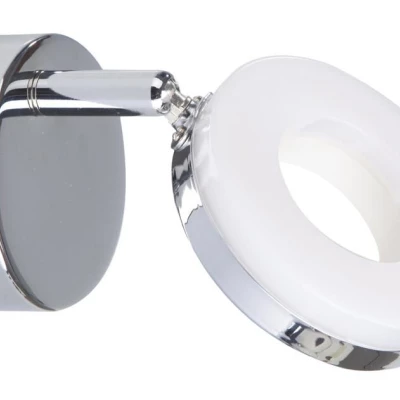 LED nástěnné osvětlení THEMA - 1x5W, 3000K (teplá bílá), chromované