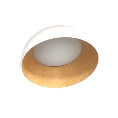 LED stropní osvětlení TRENTO - 18W, 4000K (denní bílá), 35cm, kulaté, hnědé / bílé