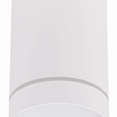 Stropní moderní osvětlení TUBA - 1xGU10, 15W, 7,9x10,2cm, bílé