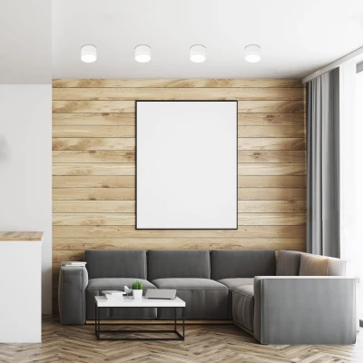 Stropní moderní osvětlení TUBA - 1xGU10, 15W, 7,9x10,2cm, bílé