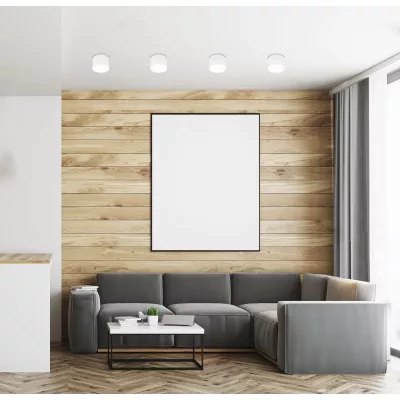 Stropní moderní osvětlení TUBA - 1xGU10, 15W, 7,9x10,2cm, bílé