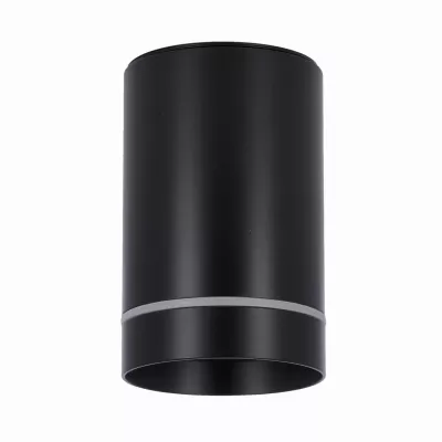 Stropní moderní osvětlení TUBA - 1xGU10, 15W, 7,9x10,2cm, černé