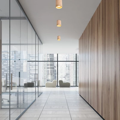 Stropní skandinávské osvětlení TUBA - 1xGU10, 15W, 7,9x10cm, kulaté, imitace dřeva