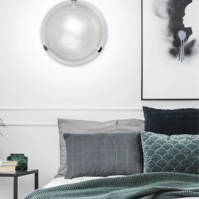 Nástěnné / stropní LED osvětlení WRAP - 12W, 4000K (denní bílá), 30cm, kulaté, bílé