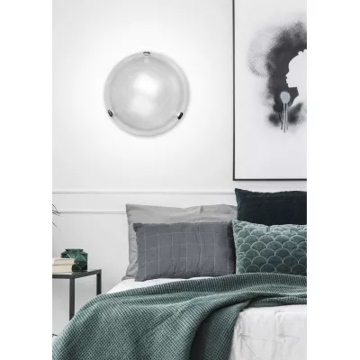 Nástěnné / stropní LED osvětlení WRAP - 12W, 4000K (denní bílá), 30cm, kulaté, bílé