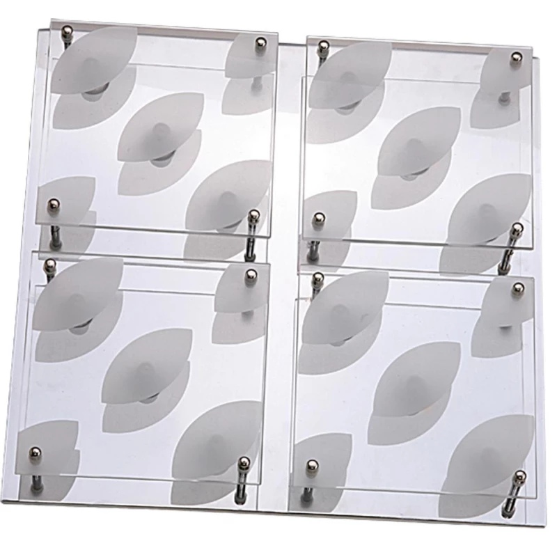 Stropní přisazené svítidlo GAMA - 12xG9, 25W, chromované / čiré
