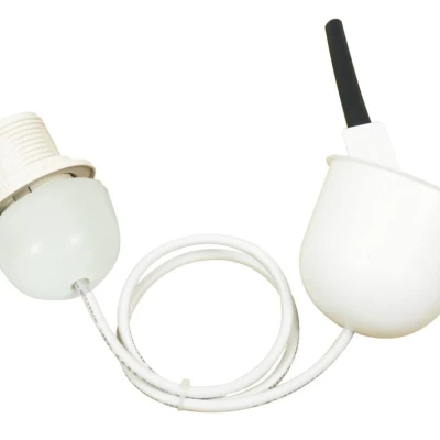 Plastový závěs se stropní krytkou FILODE - 1xE27, 60W, bílý