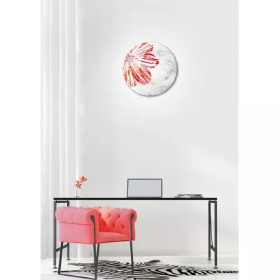 Stropní / nástěnné svítidlo SPRING - 2xE27, 60W, 40cm, kulaté, červené / bílé