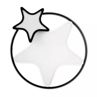 Dětské nástěnné LED světlo ASTRE - 36W, 3000-6500K (teplá-studená bílá), hnědé / bílé