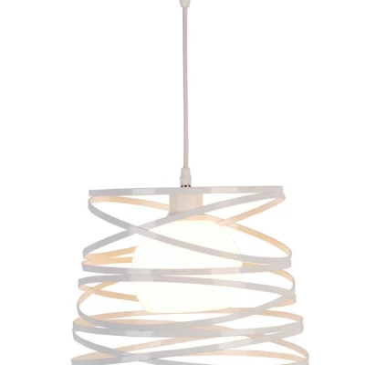 Závěsné designové osvětlení AKITA - 1xE27, 40W, bílé