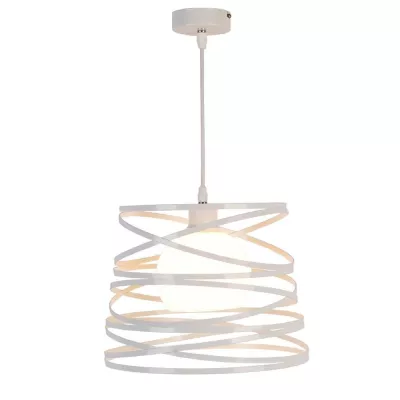 Závěsné designové osvětlení AKITA - 1xE27, 40W, bílé