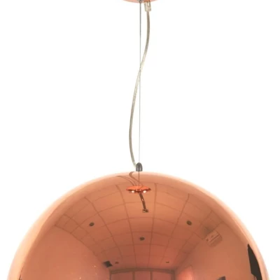 Závěsné kovové osvětlení AMALFI - 1xE27, 60W, 40cm, měděné