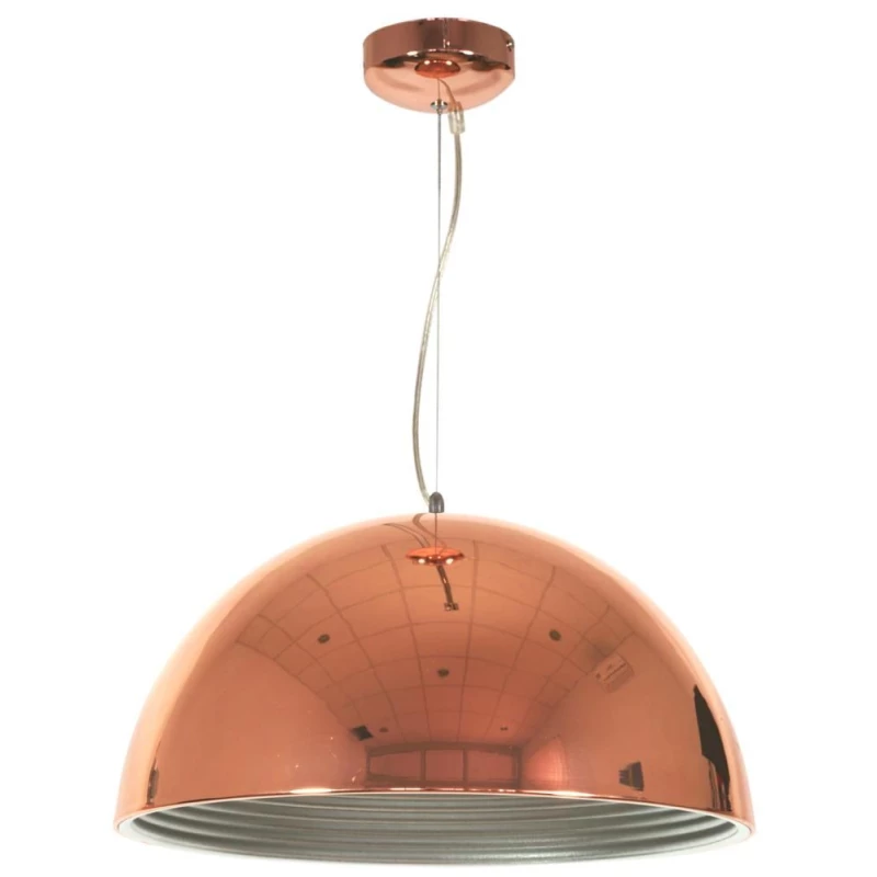 Závěsné kovové osvětlení AMALFI - 1xE27, 60W, 40cm, měděné