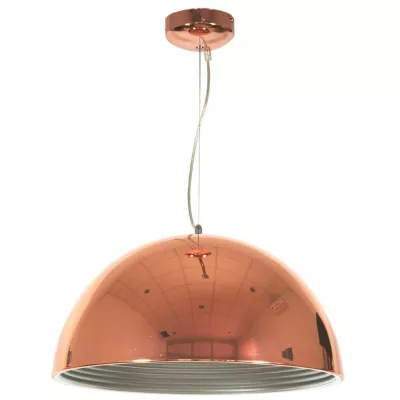 Závěsné kovové osvětlení AMALFI - 1xE27, 60W, 40cm, měděné