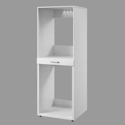 Skříňka na pračku a sušičku BRIANAH - bílá