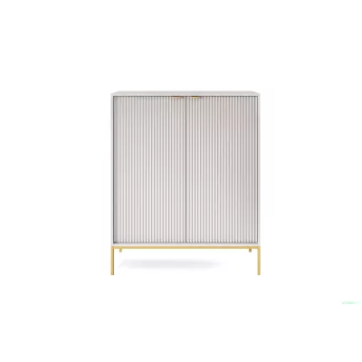 Vysoká komoda MISHEEL - kašmír / zlatá