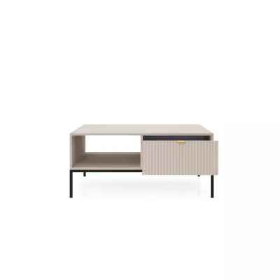 Konferenční stolek MISHEEL - kašmír / zlatý