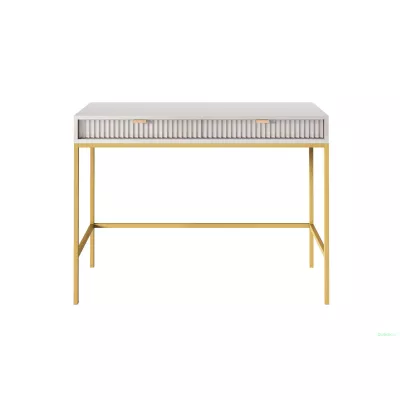 Toaletní stolek MISHEEL - kašmír / zlatý