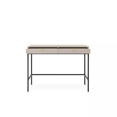 Toaletní stolek MISHEEL - kašmír / zlatý