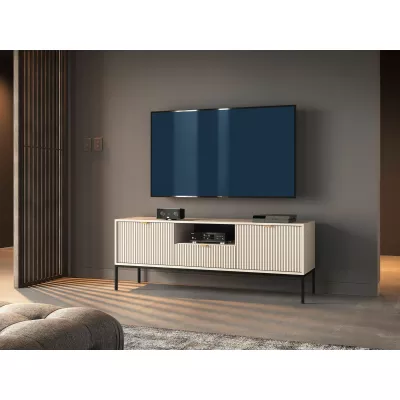 Televizní stolek MISHEEL - kašmír / černý