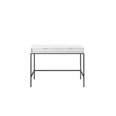 Toaletní stolek MISHEEL - bílý / černý