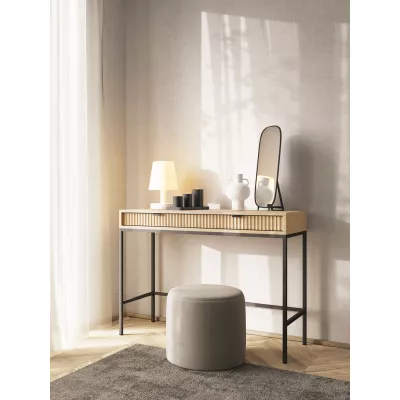 Toaletní stolek MISHEEL - dub / černý