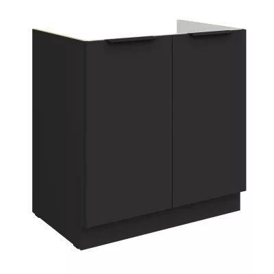 Dřezová skříňka LUNARA - šířka 80 cm, černá