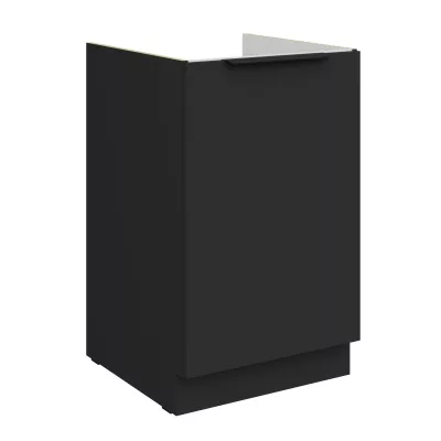 Dolní dřezová skříňka LUNARA - šířka 50 cm, černá